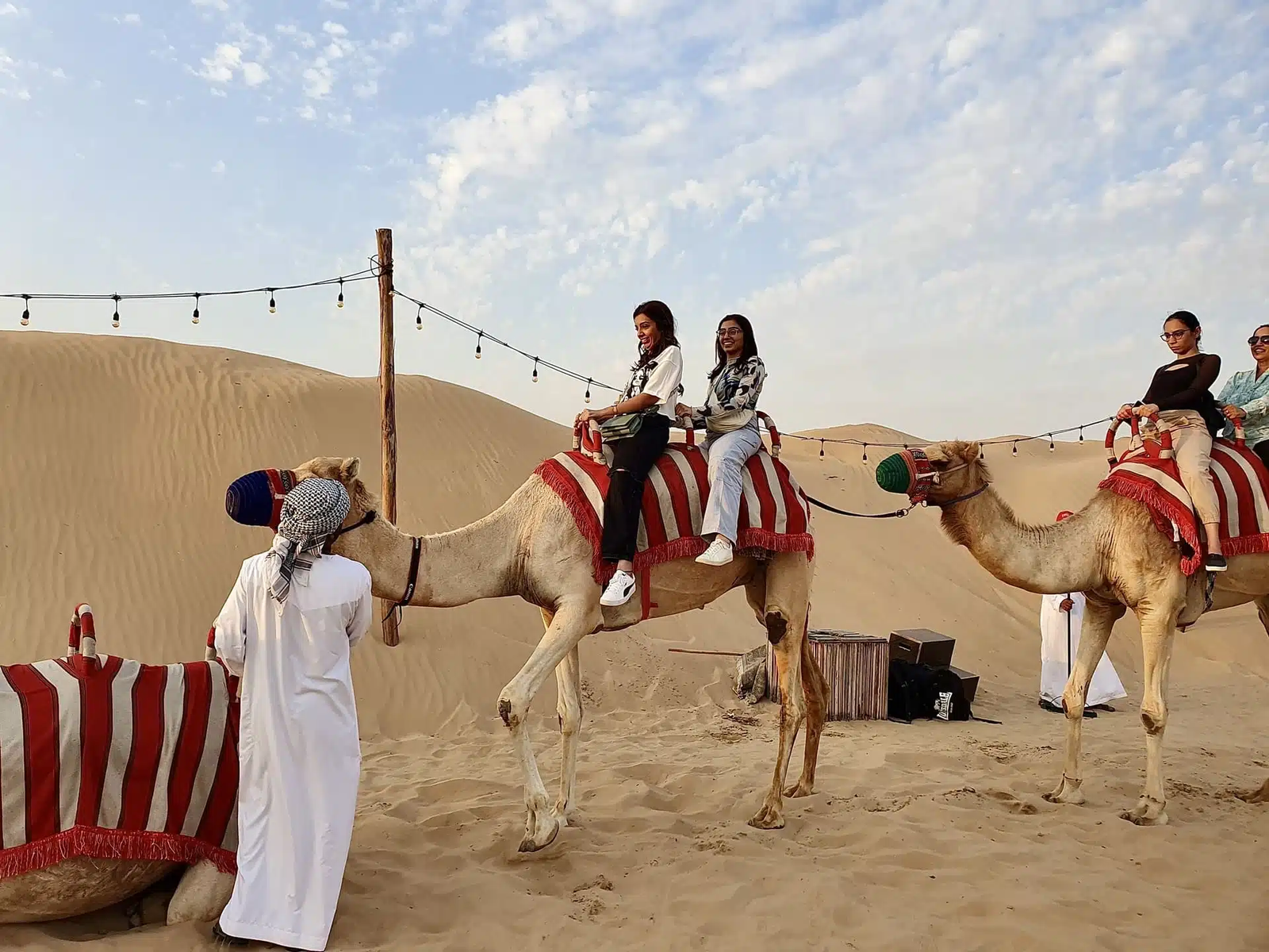 Camel Ride at Camp
